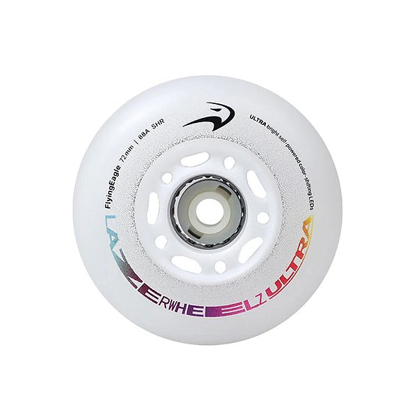 Pré-Venda Roda de Patins LED FlyingEagle 72mm 88A - Multicolor (4un)