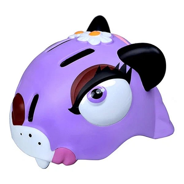 Pré-Venda Capacete Infantil FlyingEagle KT In-Mold Ajustável - Pantera Roxo