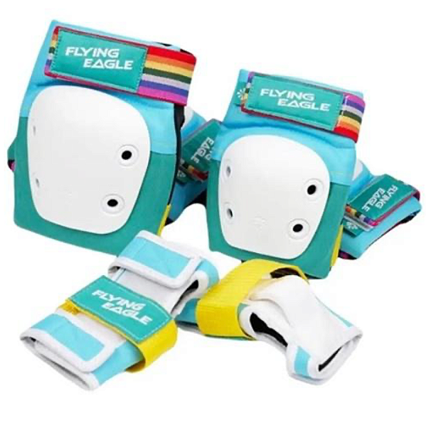 Pré-Venda Kit de Proteção Infantil FlyingEagle Valiant JR - Verde