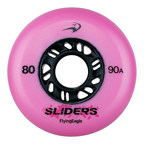 Pré-Venda Roda de Patins FlyingEagle FE Sliders 90A - Rosa
