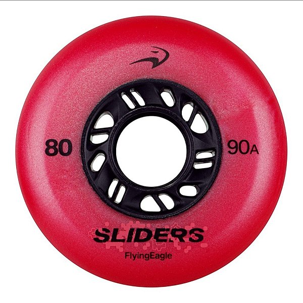 Pré-Venda Roda de Patins FlyingEagle FE Sliders 90A - Vermelha