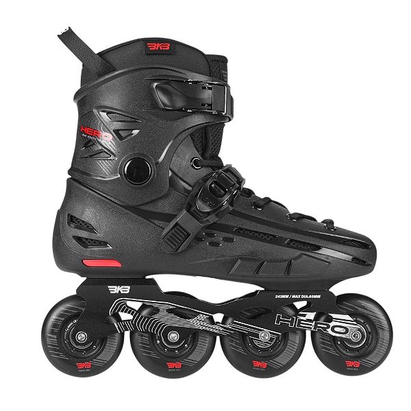 Pré-Venda Patins BKB B6 Hero - Preto e Vermelho