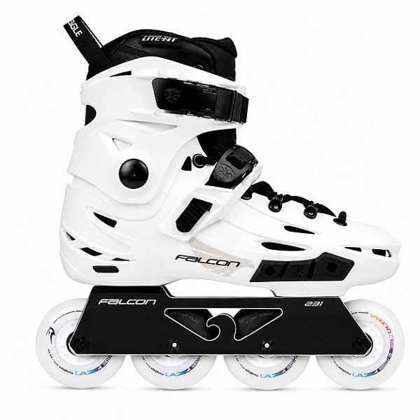 Patins FlyingEagle FALCON Pro F6S com Rodas LazerWheelz Ultra LED 80mm 88A