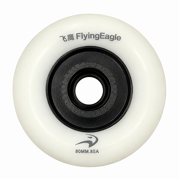Roda FlyingEagle X5 Cloud SHR 80mm 85A – Branca / UNIDADE