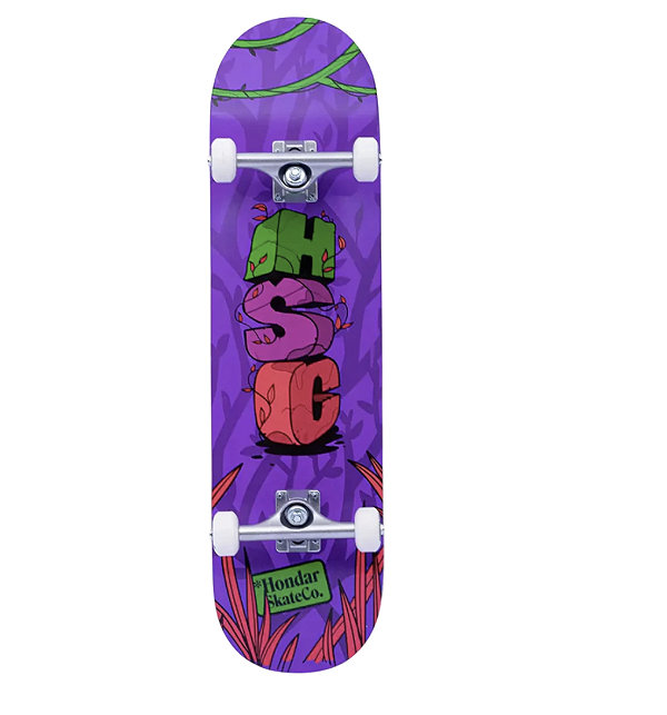 Skate Montado Hondar HSC Maple 8.0" - Roxo