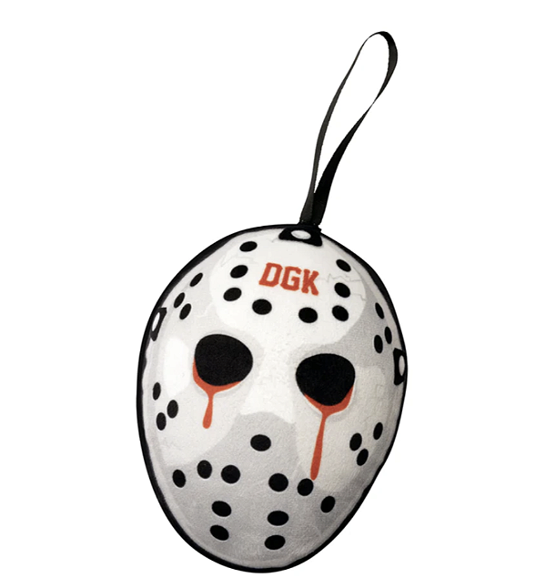 DGK Ruthless Plush – Mini almofadinha para pendurar: Máscara Hockey Decorativa