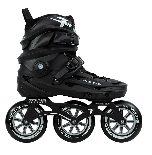 Patins Traxart Volt+ 3 Preto / Tamanho #8 (Recondicionado)