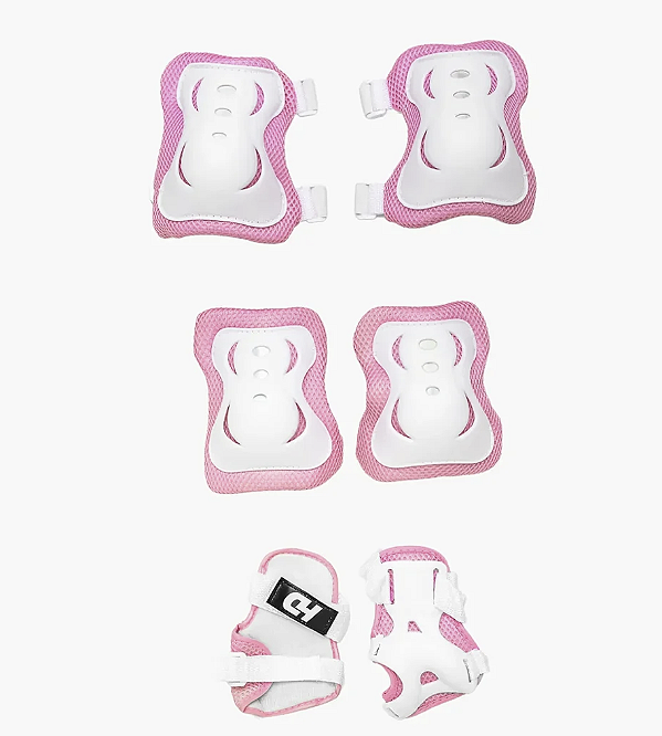 Kit de Proteção Infantil HD Inline – Rosa