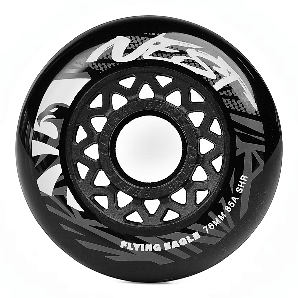 Pré-Venda Roda de Patins FlyingEagle Nest 85A - Preta (4un)