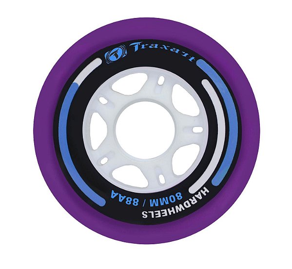 Traxart Rodas Hardwheels 80mm/88A - Roxo / DS-184 (4 unidades)