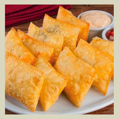 Pastel Frito c/ 2 sabores - valor ref. a 10 unidades