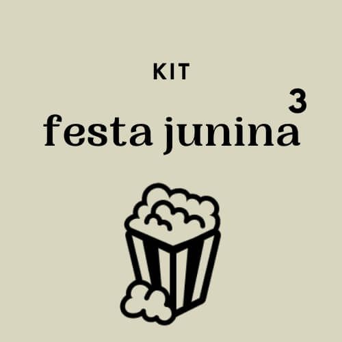 Kit Festa Junina e Julina Opção 3 - valor por Kit