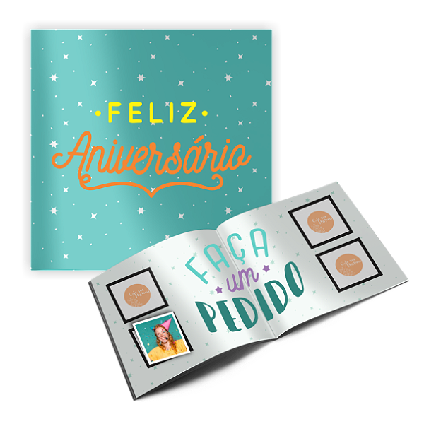 Álbum de figurinhas Aniversário