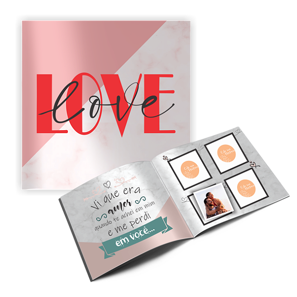 Álbum de figurinhas Love