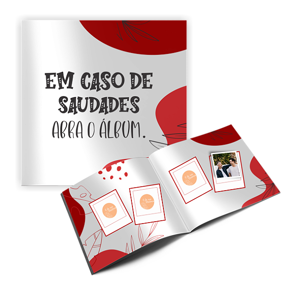 Álbum de figurinhas Em caso de saudade