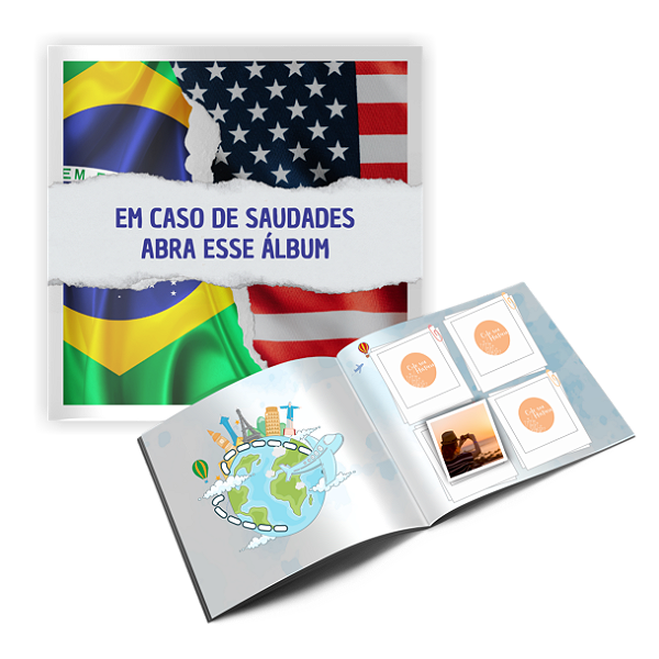 Álbum de figurinhas Intercâmbio