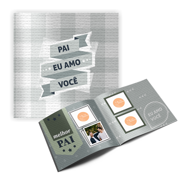 Álbum de figurinhas Pai - Dia dos pais