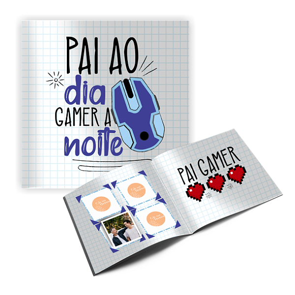 Álbum de figurinhas Pai