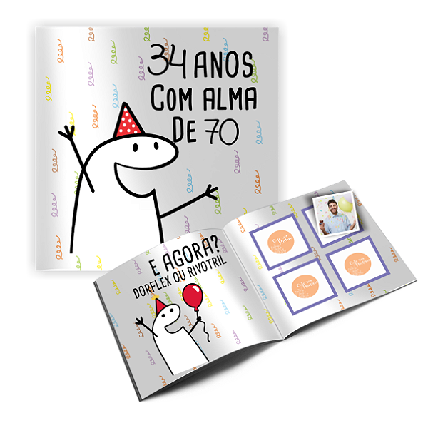 Álbum de figurinhas Aniversário flork