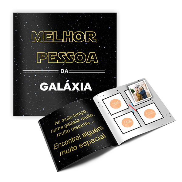 Álbum de figurinhas Melhor Pessoa da Galáxia