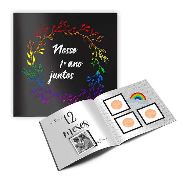 Álbum de figurinhas 1 ano LGBT