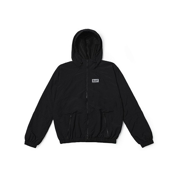 Jacket Soap Reflective Embroidery Preta
