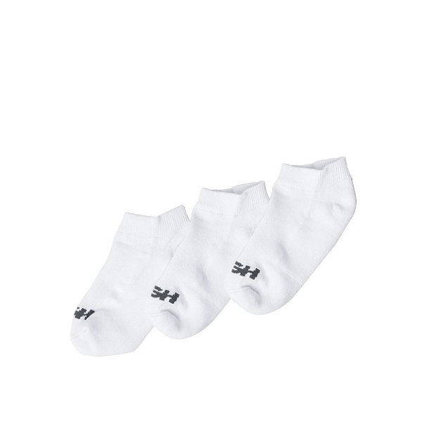Meias High Sport Logo White