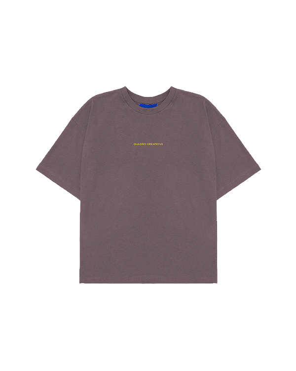 Camiseta Quadro Creations Name Logo Marrom