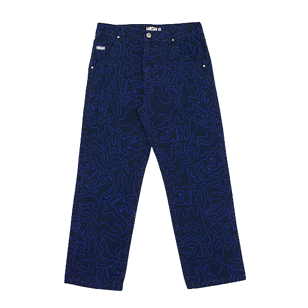Calça High Chino Mountains Navy