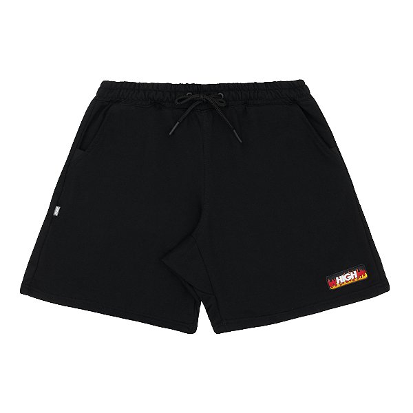 Sweat Shorts High Flammes Black