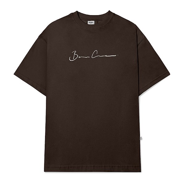 Camiseta ‘’Barra Lírica’’ Marrom