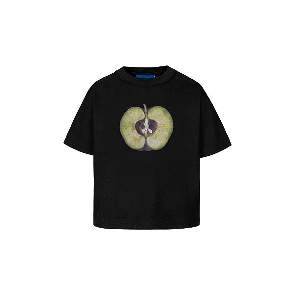 Baby Tee Quadro Creations Maçã Preta