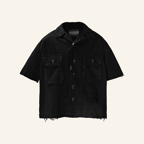 Camisa Egho Guerrilha Preta