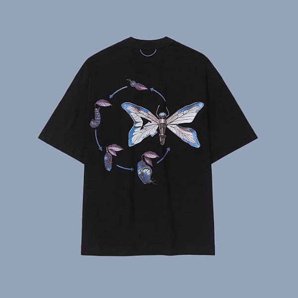 Camiseta Quadro Creations Metamorfose Preta