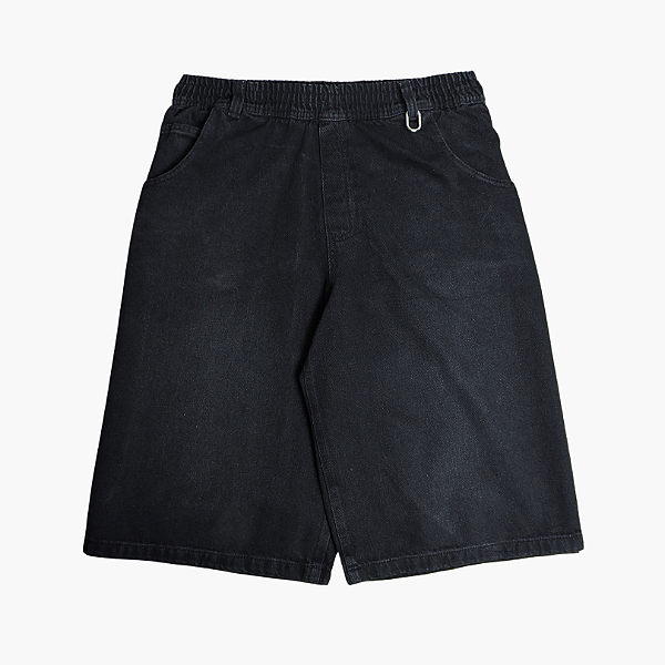 Bermuda Jeans Jorts Overstreets Preta "Shadow"