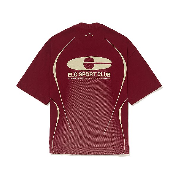 Camiseta Elo OVER "SPORT CLUB" Vinho