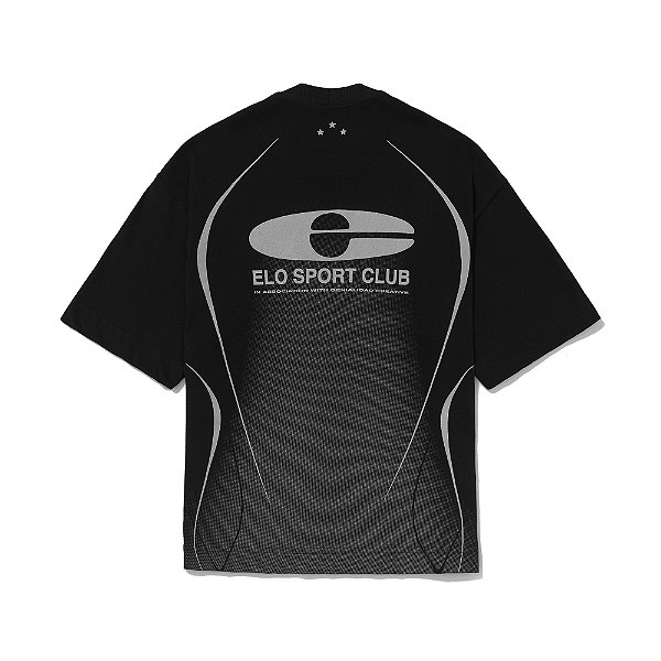 Camiseta Elo OVER "SPORT CLUB" Preta