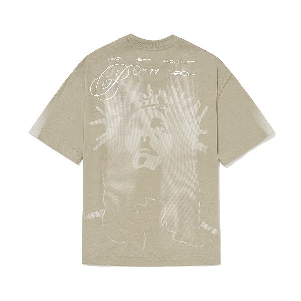 Camiseta Elo Regular "MESSIAS JERSEY" Verde Claro