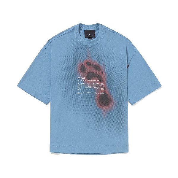 Camiseta Elo Over "TEORIA DOS PASSOS" Azul