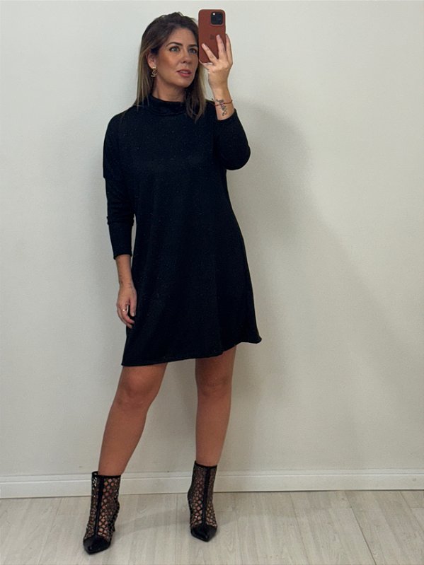 MINI VEST LÃZINHA PRETO (AR25-1335)