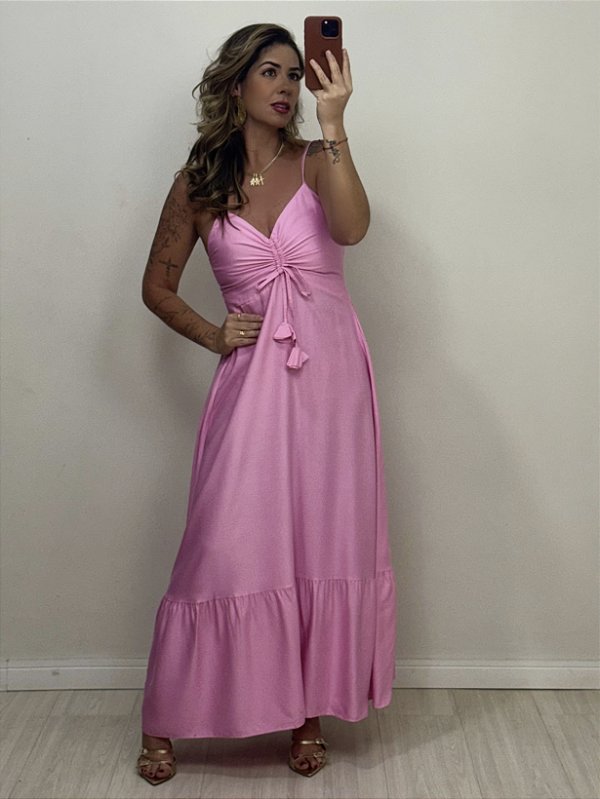 VESTIDO ELISA ROSA (AR25-1362)