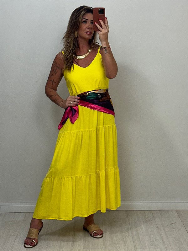 VESTIDO ISIS AMARELO (AR25-1478)