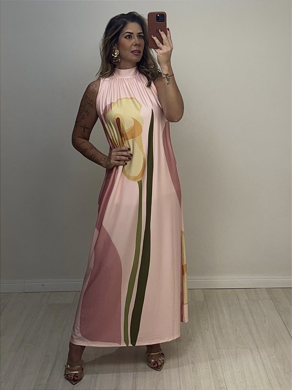 VESTIDO TAILA FDO ROSA (AR25-1522)