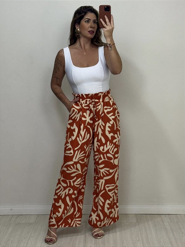 PANTALONA FLÁVIA LARANJA (AR25-1600)