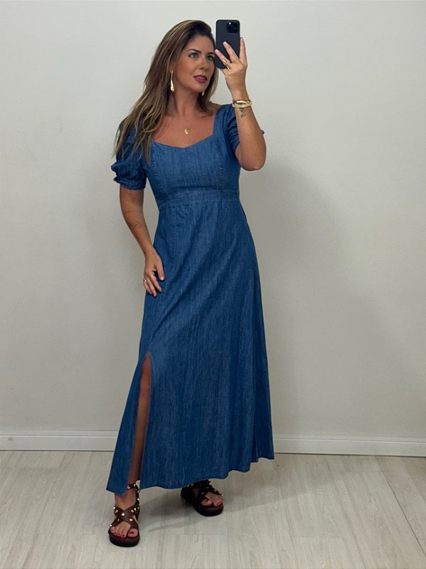 VESTIDO JEANS MANGA (AR25-1729)