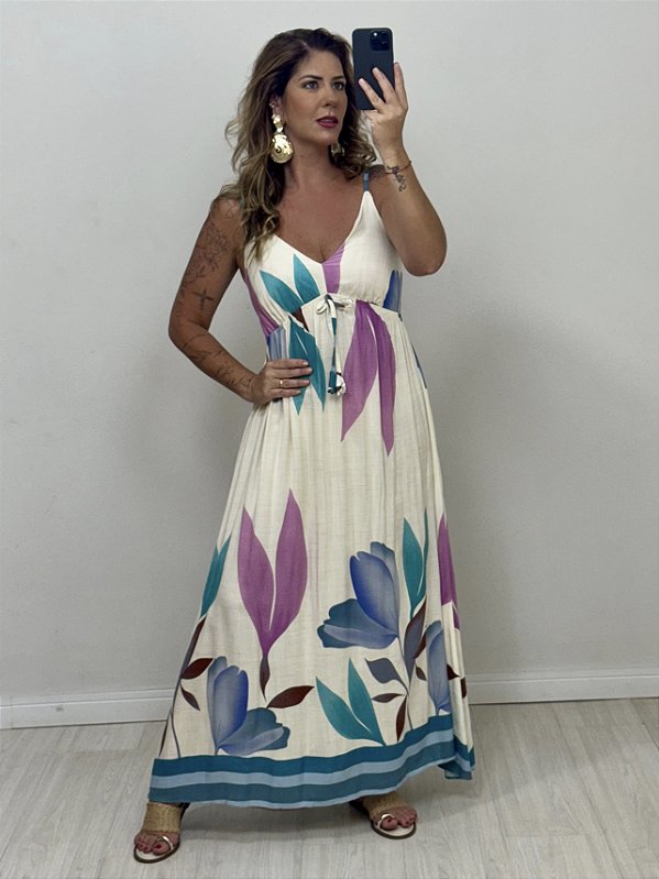 VESTIDO AURORA LILÁS/AZUL (AR25-1649)