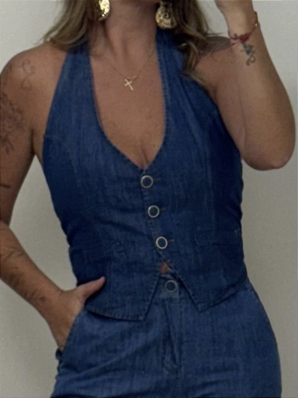 BLUSA FRENTE ÚNICA JEANS (AR25-1971)