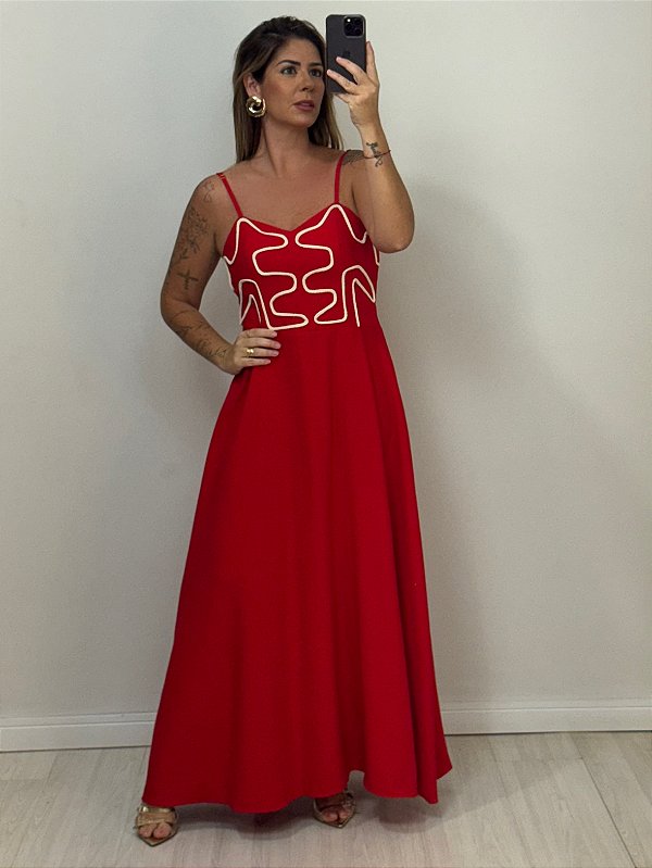 VESTIDO MARILIA VERMELHO (AR25-2072)