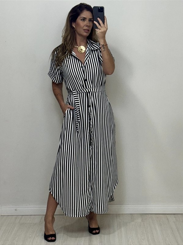 CHEMISE LISTRADA P/B (AR25-2017)