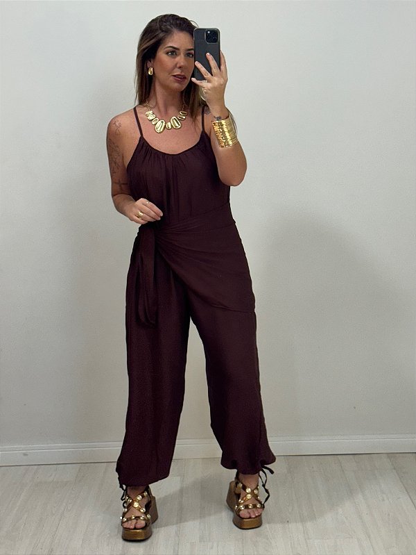 MACACÃO LAURA MARROM (AR25-2223)